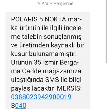 Polaris Ayakkabı Kalitesizliği Ve İade Sorunu