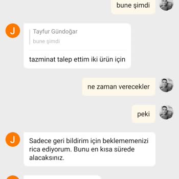 Eksik Ve Kullanılmış Ürün Sorunu