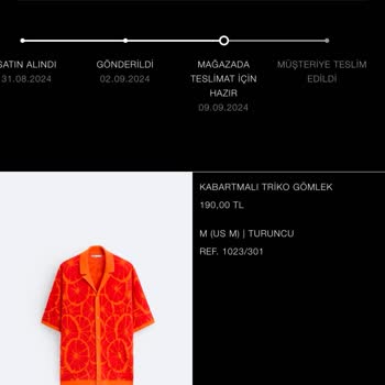 Zara'da Kaybolan Sipariş Ve İade Edilmeyen Para
