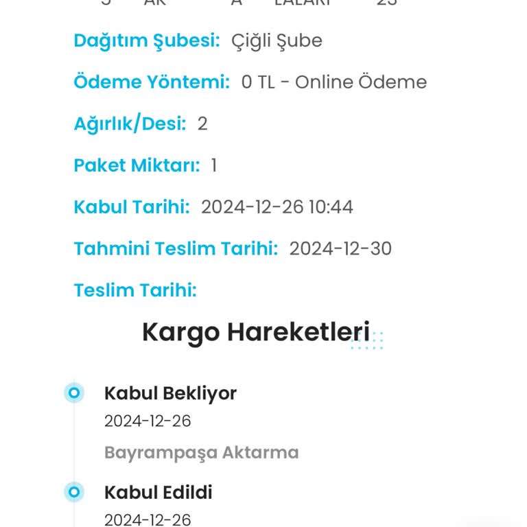 Kargoist İle Teslimat Sorunu Ve Saygısız İletişim