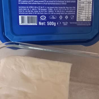 Plastik Gibi Elastik Beyaz Peynir Hayal Kırıklığı