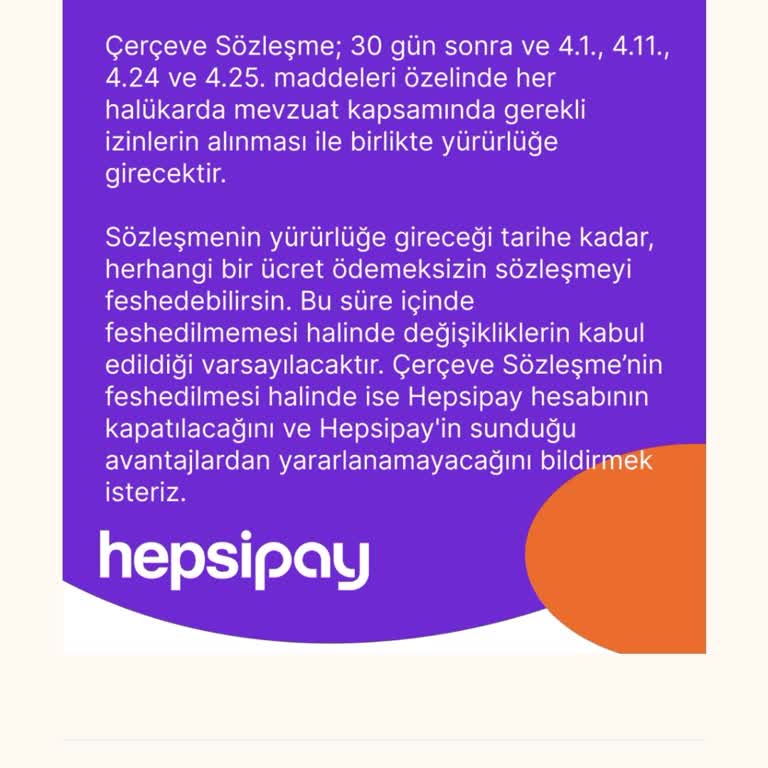 Hepsipay Sözleşmesi Ve Müşteri Hizmetleri Ulaşım Sorunu