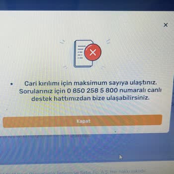 Trendyol'da Çözülmeyen Cari Kırılımı Sorunu