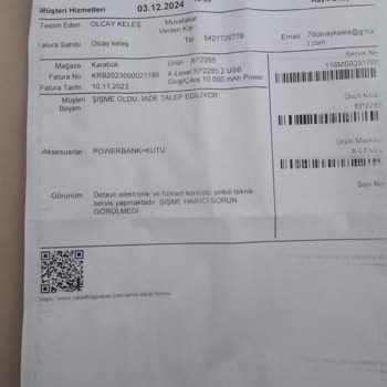 X-Level Batarya Şişmesi Ve Garanti Sorunu