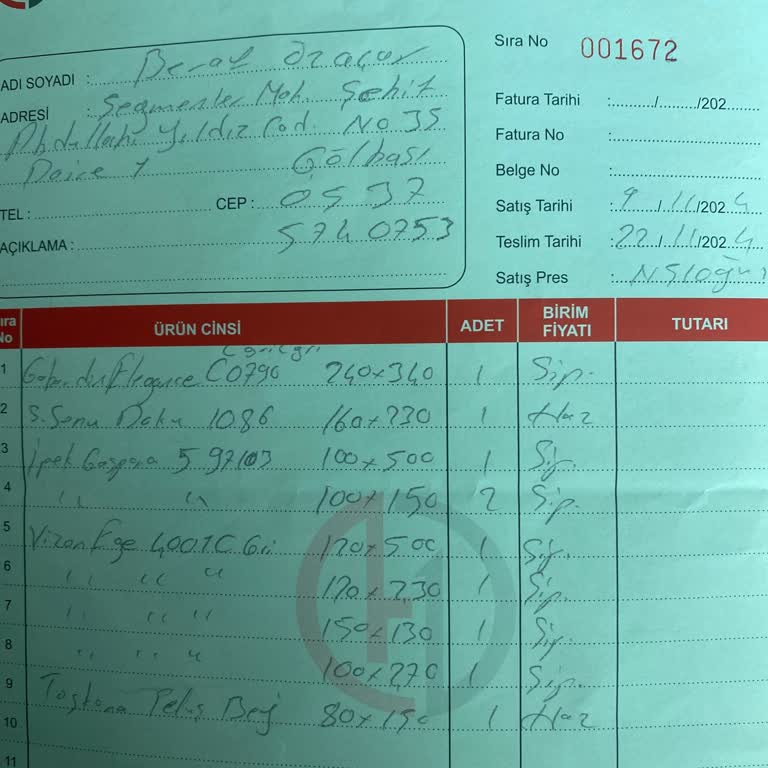 Teslim Edilmeyen Halı Ve Bitmeyen Bahaneler