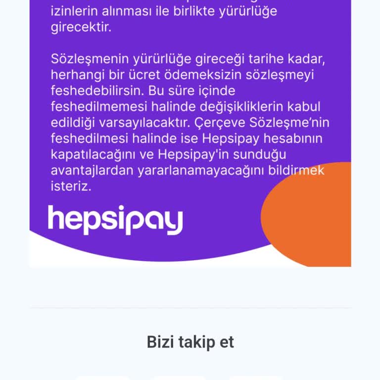 Hepsipay Üyeliği Ve Sözleşme İptali Talebi
