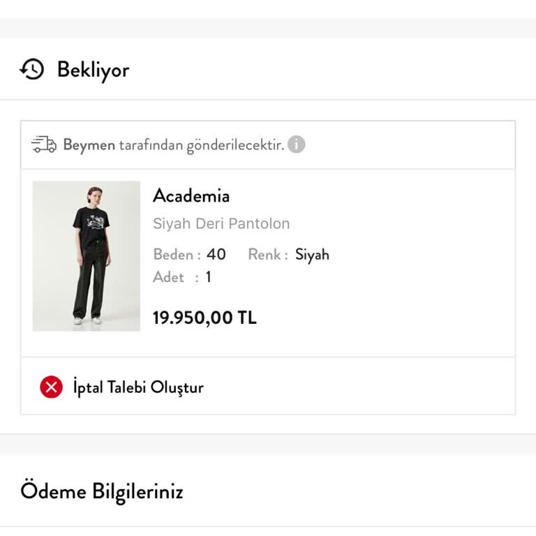 Yılbaşı İçin Sipariş Verdim, Beymen'den Ne Bilgi Ne İlgi!