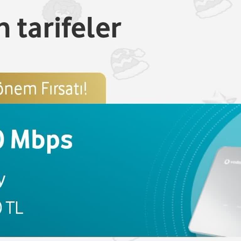Vodafone Evde İnternet Fiyat Artışına Tepki