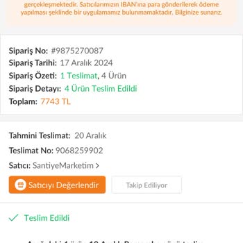 Eksik Ürün Teslimatı Ve İade Sorunu