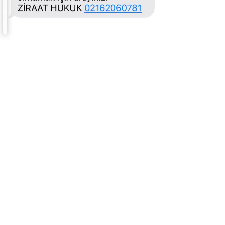 Tarafıma Gelen Yanıltıcı Mesaj!