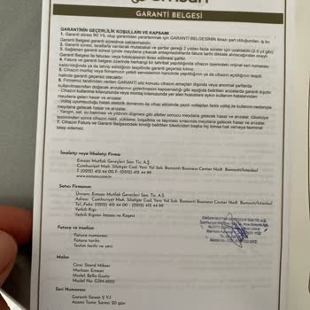 Emsan Hamur Yoğurma Aparatında Kararma Sorunu