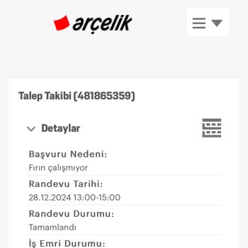 Arçelik Fırın Teslimatında Deformasyon Sorunu