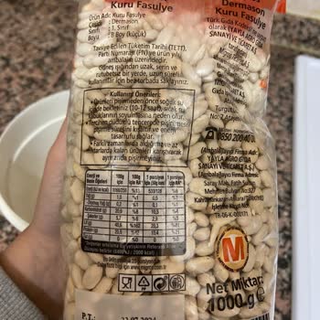 Migros'tan Aldığım Fasulye Paramparça Oldu
