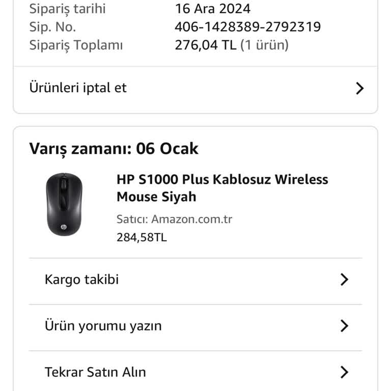 Amazon'dan Bir Ayda Gelmeyen Kargo Sorunu