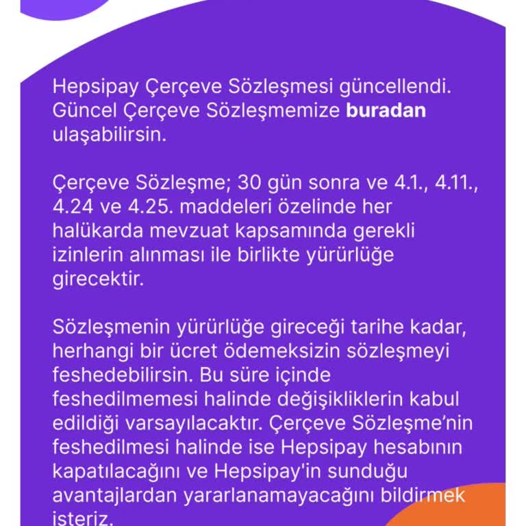 Hepsipay Hesabımın Habersiz Yenilenmesi