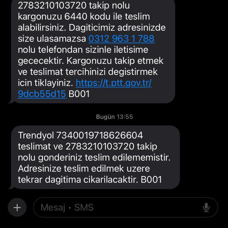 PTT Kargo'nun İletişimsiz Teslimat Sorunu