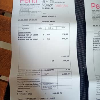 Penti Bahariye Şubesi'nde Geciken İade İşlemi