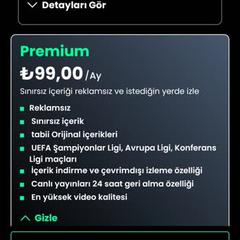Aktive Edilemeyen Premium Üyelik Sorunu