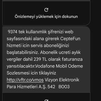 Vodafone Aboneliğinden Çıkış Sorunu