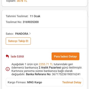 Trendyol Ve Pandora Alışverişinde Hayal Kırıklığı