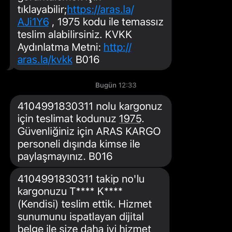Teslim Edilmeyen Kargo Ve İletişim Sorunu