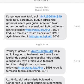 Kargo Teslimatında Yanıltıcı Bilgilendirme Ve İletişimsizlik