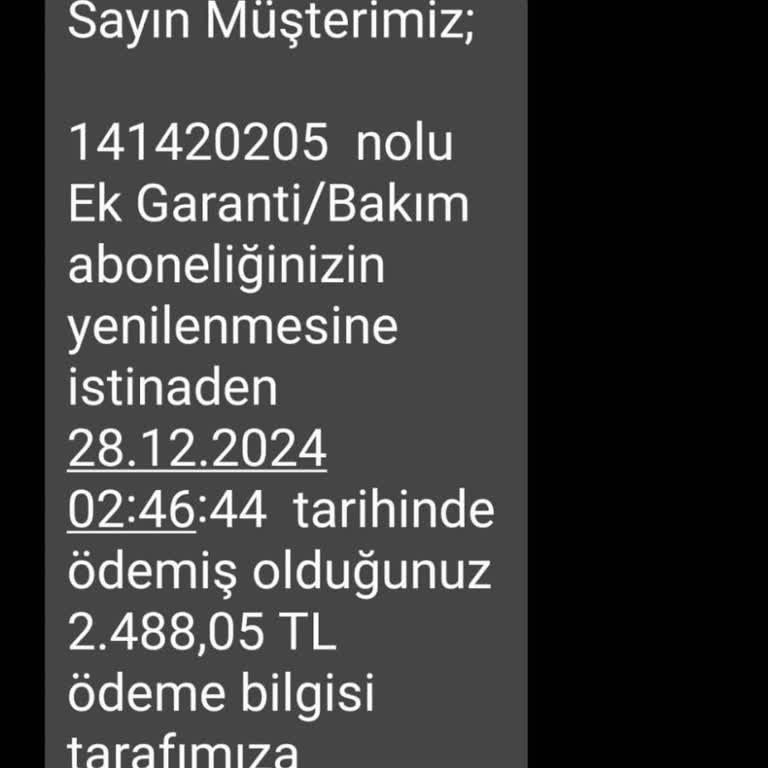 Bosch Yetkili Servisinden İzinsiz Kredi Kartı Çekimi