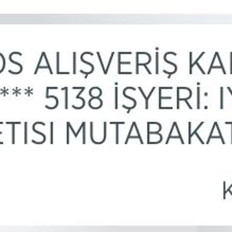 Blutv Bilgilendirme Yapılmadan Karttan Para Çekilmesi