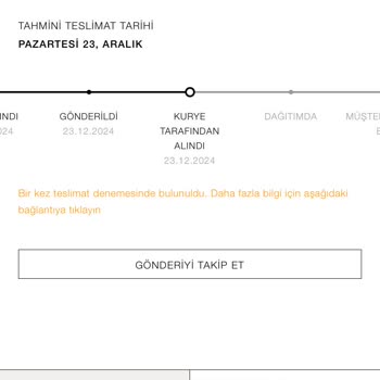 Zara Online Siparişinin Teslim Edilmemesi Ve İade Talebi