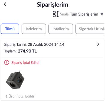 İlk Sipariş İndirim Kampanyasında İptal Şoku