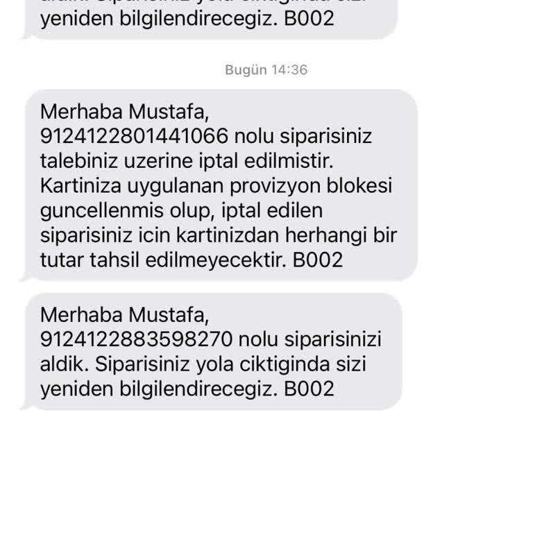 Yanlış İptal Ve Yetersiz Destek