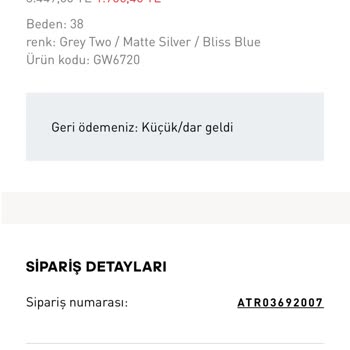 Adidas İade Sürecinde 23 Günlük Gecikme Ve Müşteri Hizmetleri Sorunları