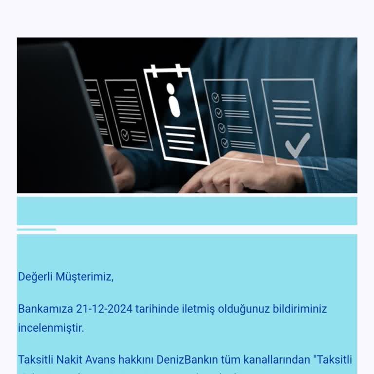 Denizbank'ın Yanıltıcı Kredi Kartı Limiti Ve Nakit Avans Politikası