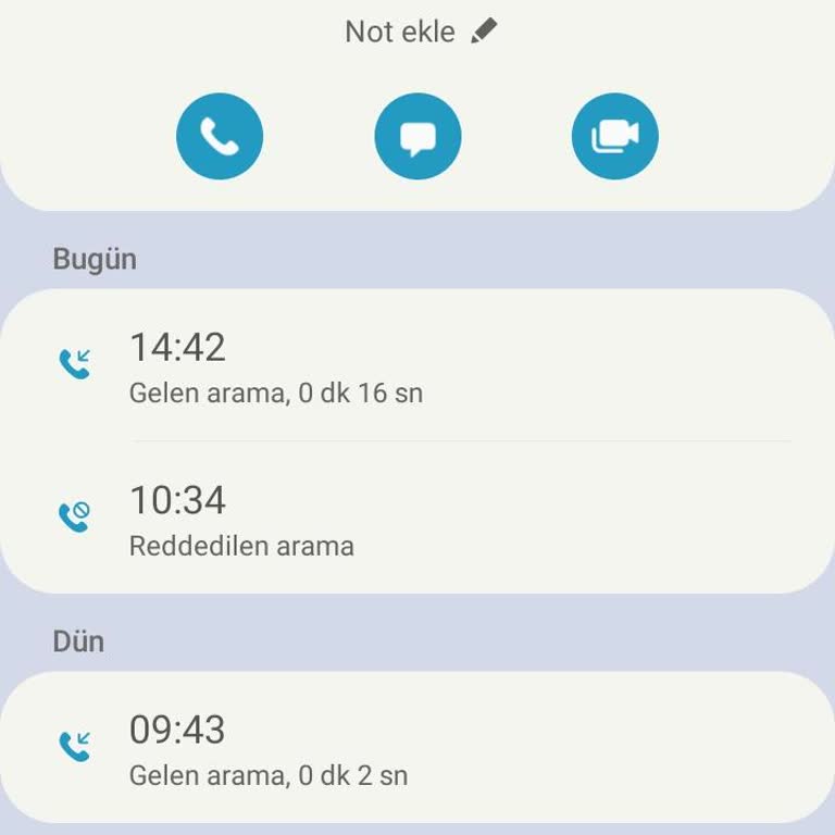 Sürekli Arayan Numaralar Ve Tedirginlik
