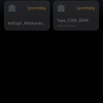 Trendyol'dan Alınan Kameralarda Bağlantı Sorunu