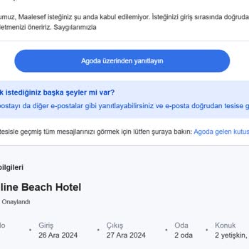 Otel Politikası Ve Rezervasyon Sorunları: Agoda.com Ve Prenses Sealine Beach Hotel Deneyimi