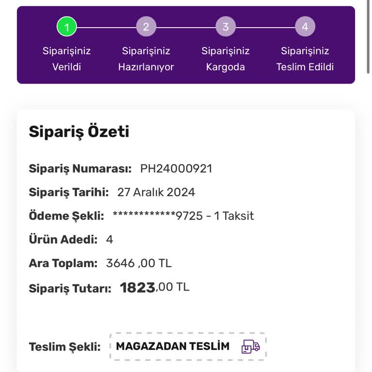 Siparişim Neden Hala Hazırlanmadı?