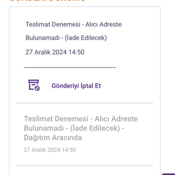 Kargonun Gecikmesi Ve Yanlış Adrese Teslim Sorunu