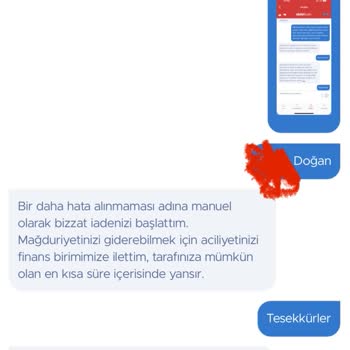 Hatalı İşlem Sonrası İade Sorunu