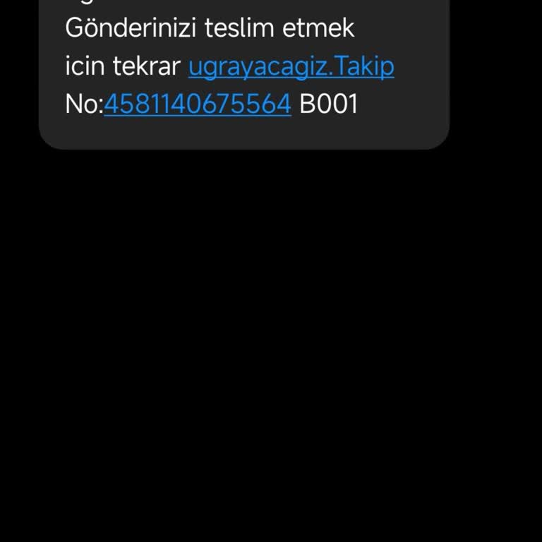 Teslim Edilmeyen Kargo Ve Yanıltıcı Bilgilendirme