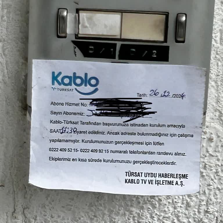 TÜRKSAT Kablo Net Nakil Sürecinde İletişim Eksikliği Ve Mağduriyet