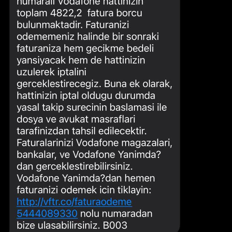 Yanlış Numara İle Hatalı Borç Takibi