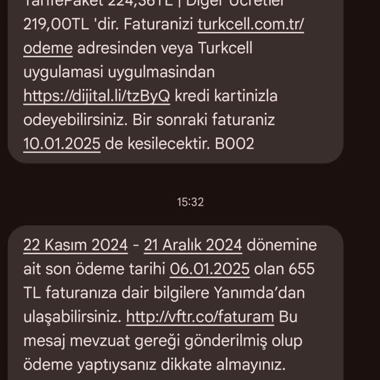Vodafone'da Çifte Faturalama Ve Müşteri Hizmetleri Sorunu