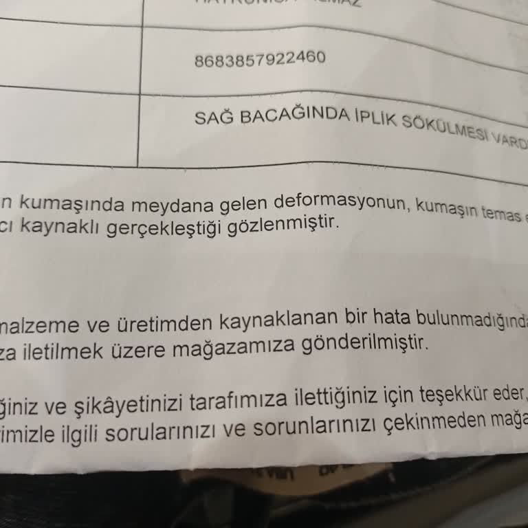 U.S. Polo Assn. Kot Pantolonunda İp Çekmesi Sorunu