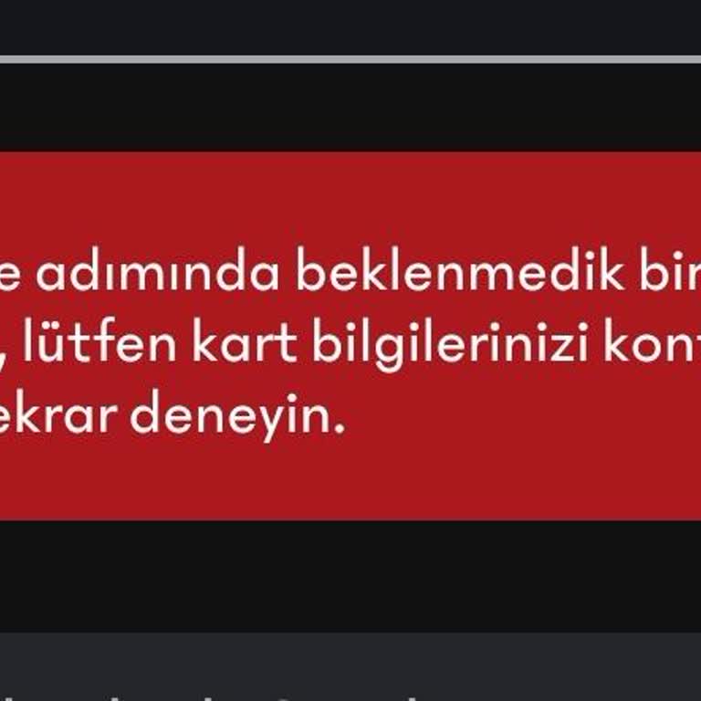 Promosyon Kodunu Kullanamama Sorunu