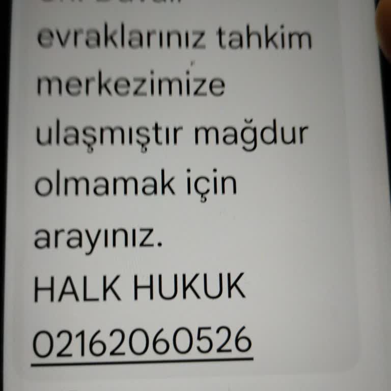 Yanıltıcı Hukuk Mesajlarıyla Mağduriyet Uyarısı