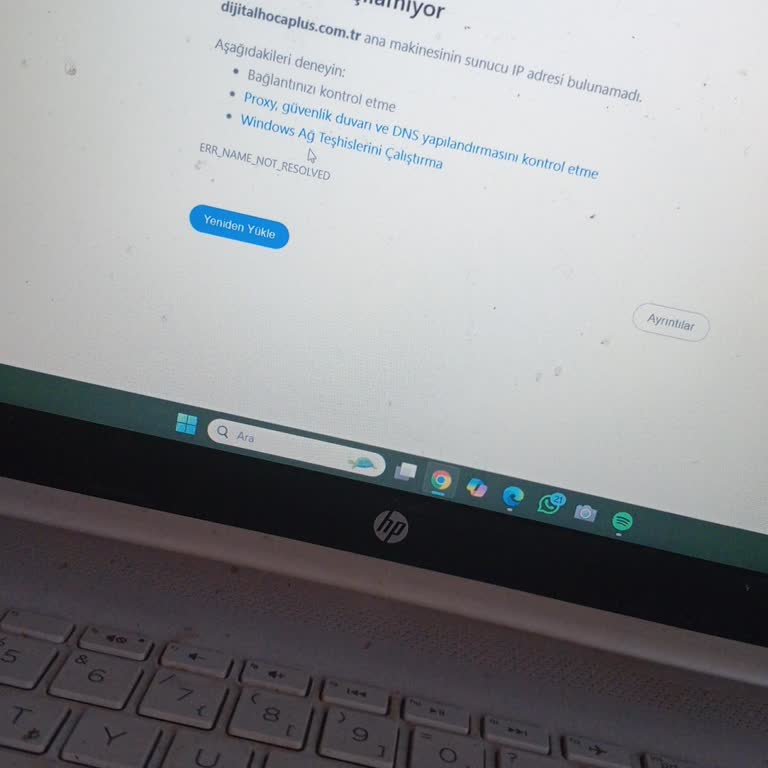 Sistem Sorunları Ve Ulaşılamayan Destek