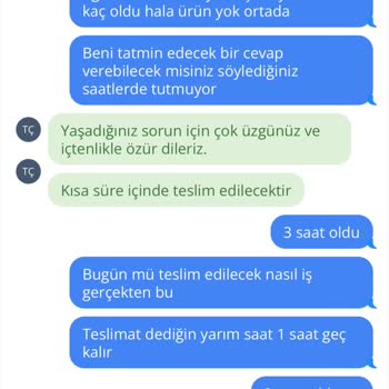Taze Çiçek'ten Zamanında Teslim Edilmeyen Sipariş Hayal Kırıklığı