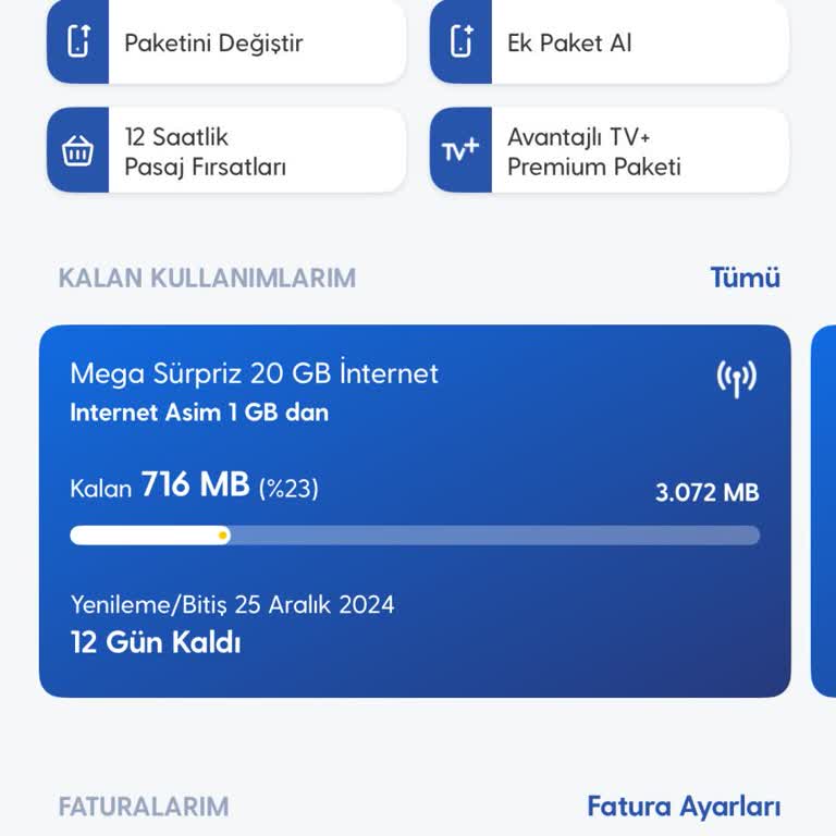 Turkcell'de Haksız İnternet Aşım Ücreti Şoku