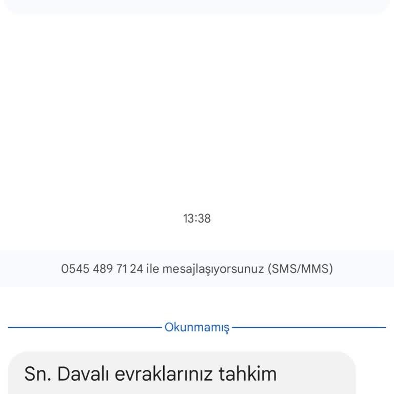 Şüpheli Tahkim Merkezi Mesajı